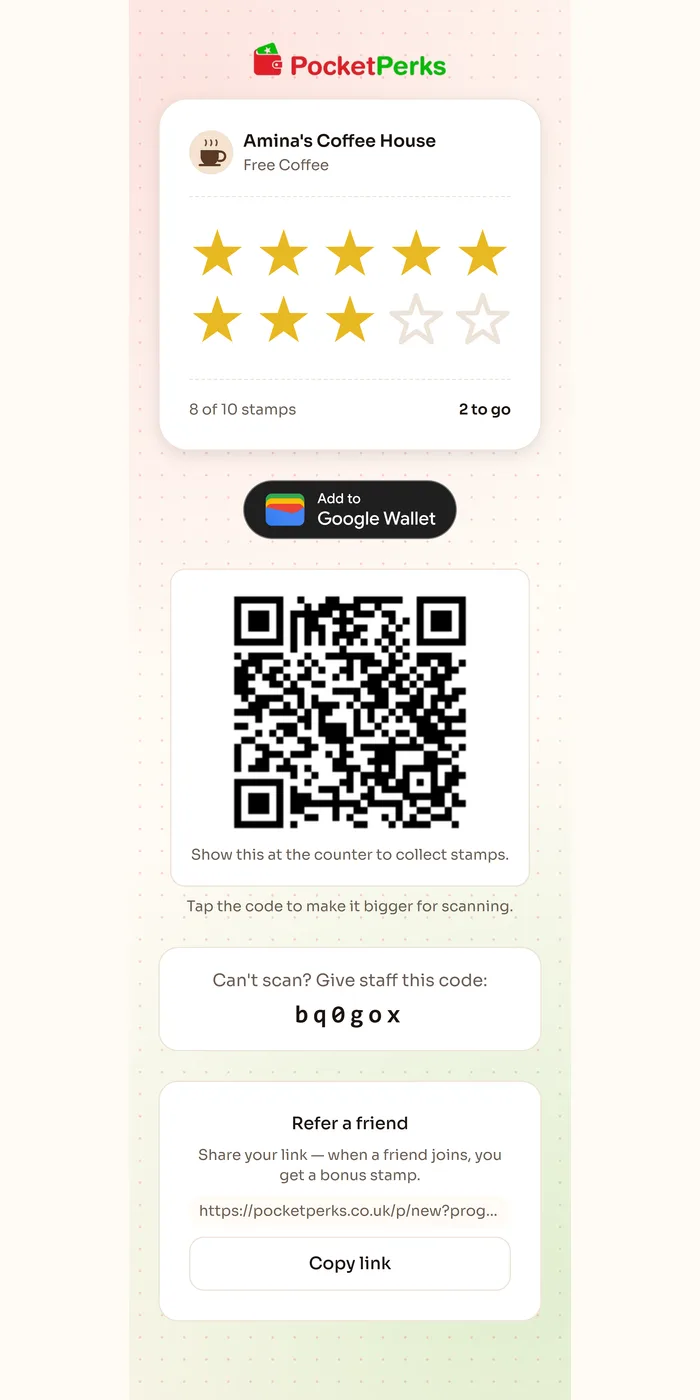 The same card for Google Wallet
